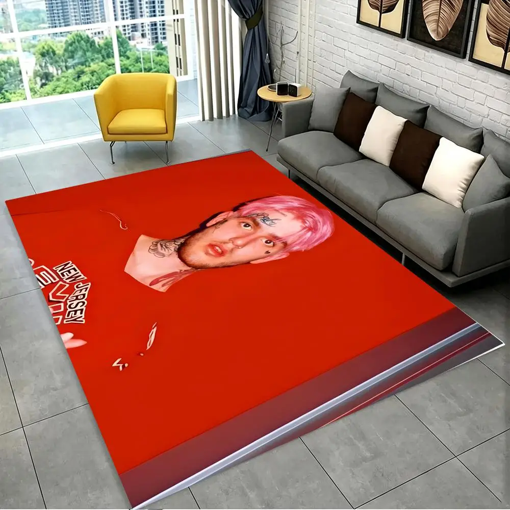 Floor Mat Suitable for home decor, non-slip flannel mat for kids, ideal as a gift. L-Lil Peeps