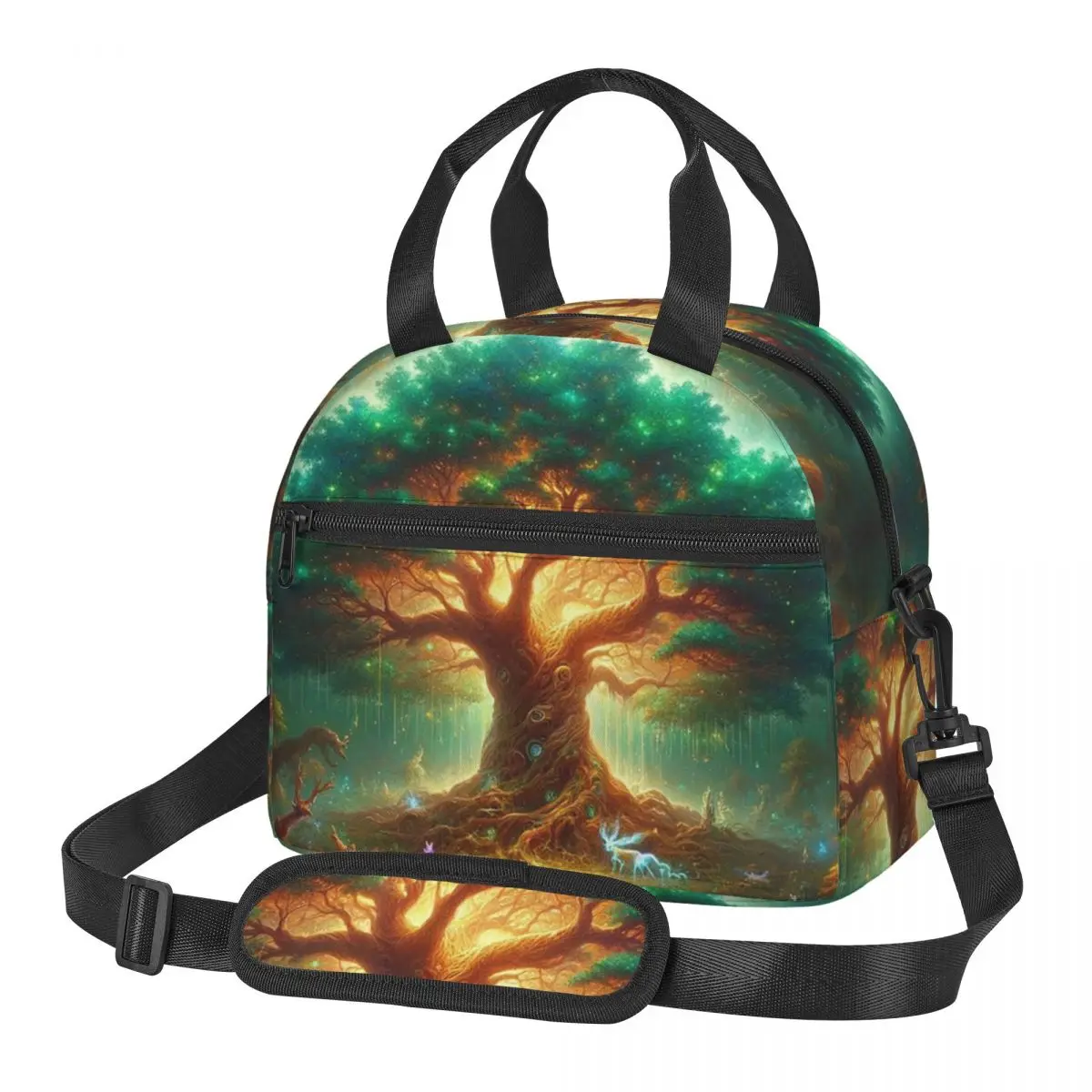 Enchanted Tree Of Life Lunch Bags Insulated Bento Box Waterproof Lunch Tote Picnic Bags Cooler Bag for Woman Children