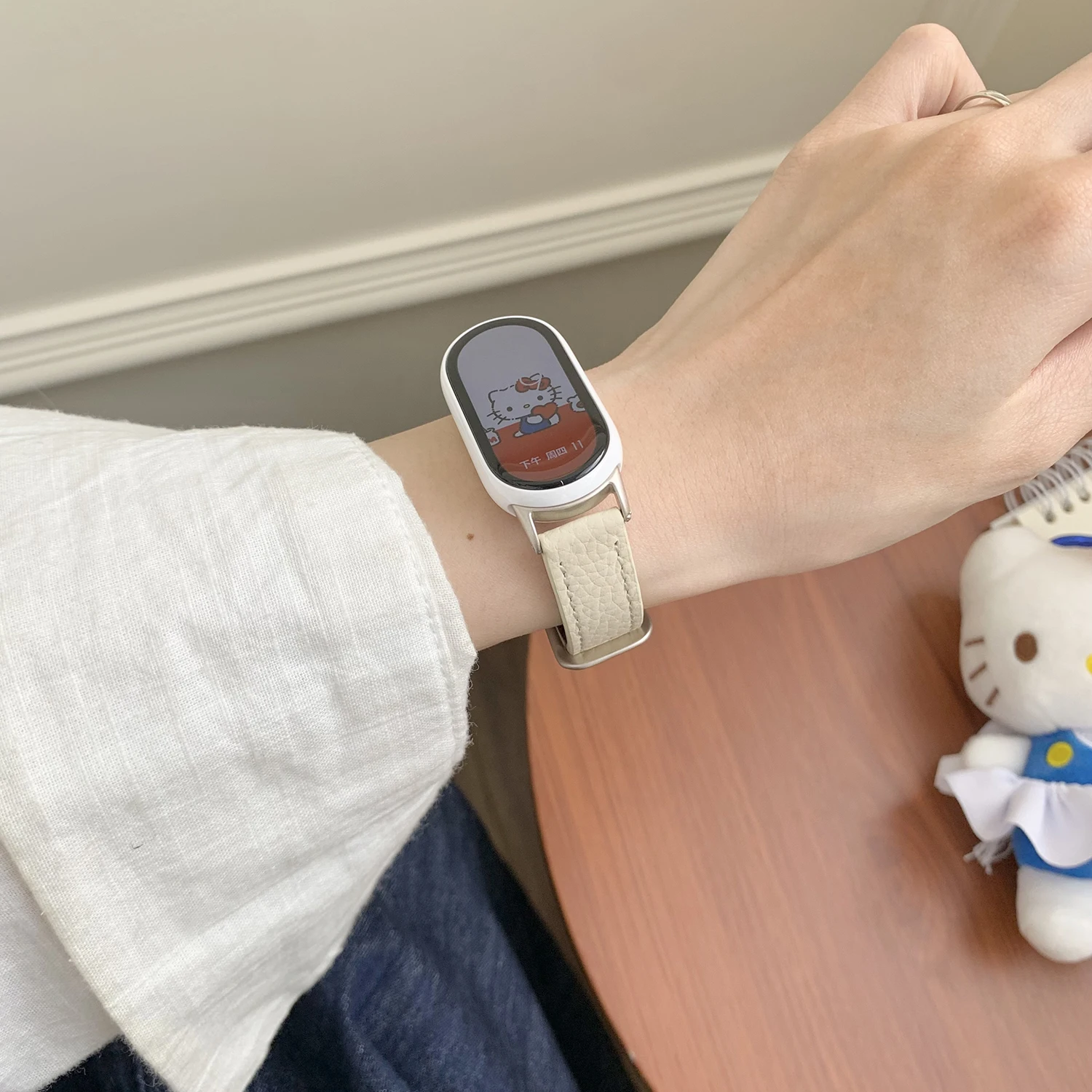 حزام جلدي ملون ثلاثي الأبعاد KT لهاتف هواوي 8 9 10 GT4/5 Fit4 4pro حزام فتاة لطيف لهاتف Xiaomi 10 8 9 pro Universal 18