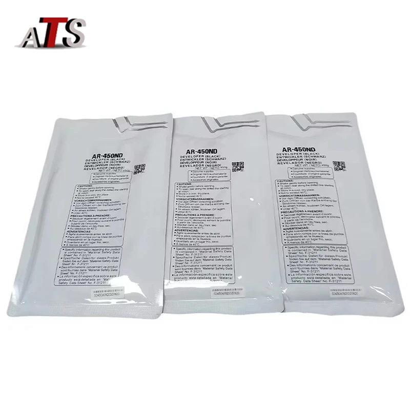 AR455 Developer for Sharp AR450ND AR350 3511 4511 355 455 AR310U AR420U Compatible Developer Powder Copier Spare Parts 450g