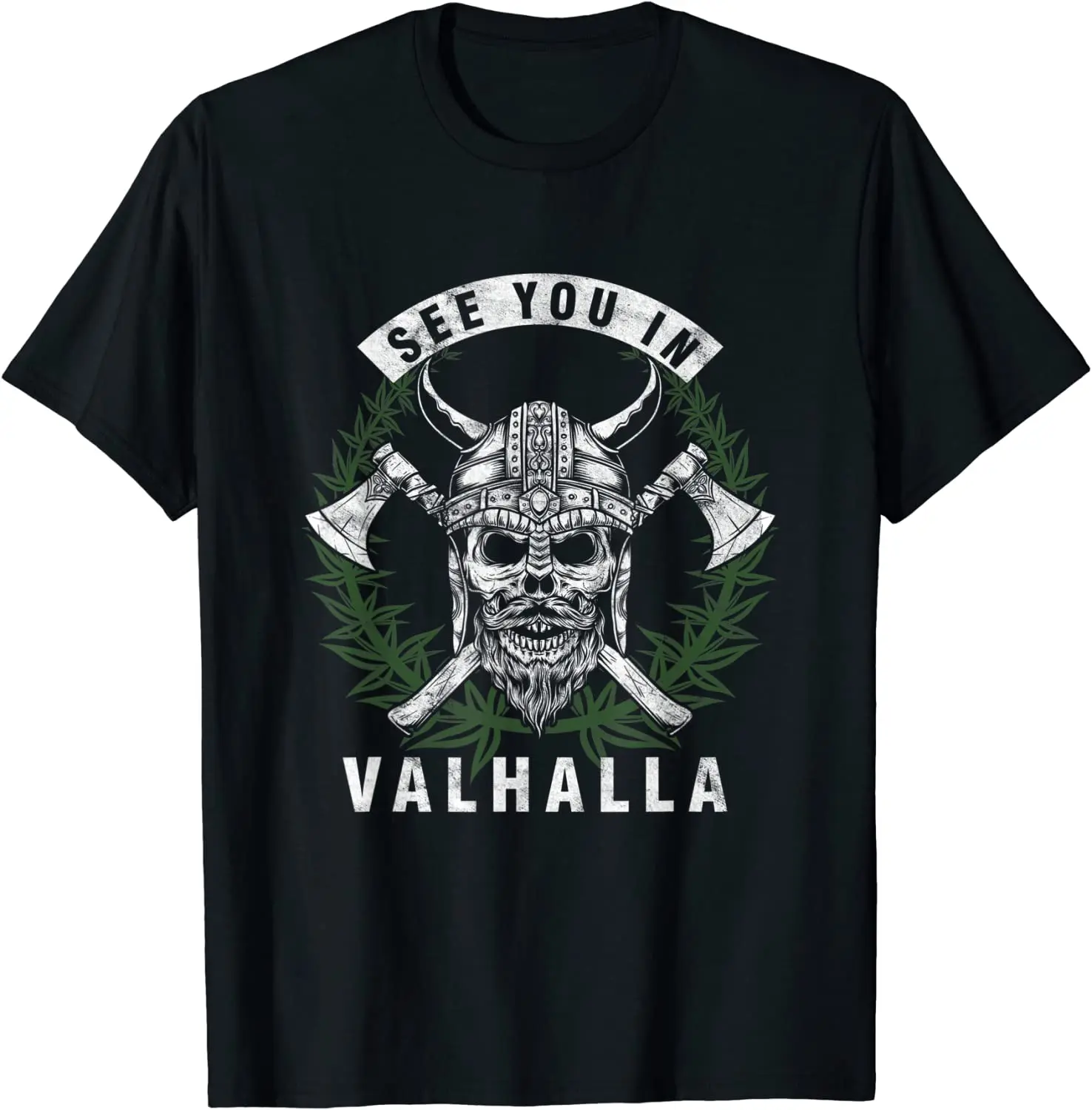 See You In Valhalla Norway Norse Mythology Vi king Men T-Shirt Short Sleeve Casual 100% Cotton O-Neck Summer Shirts