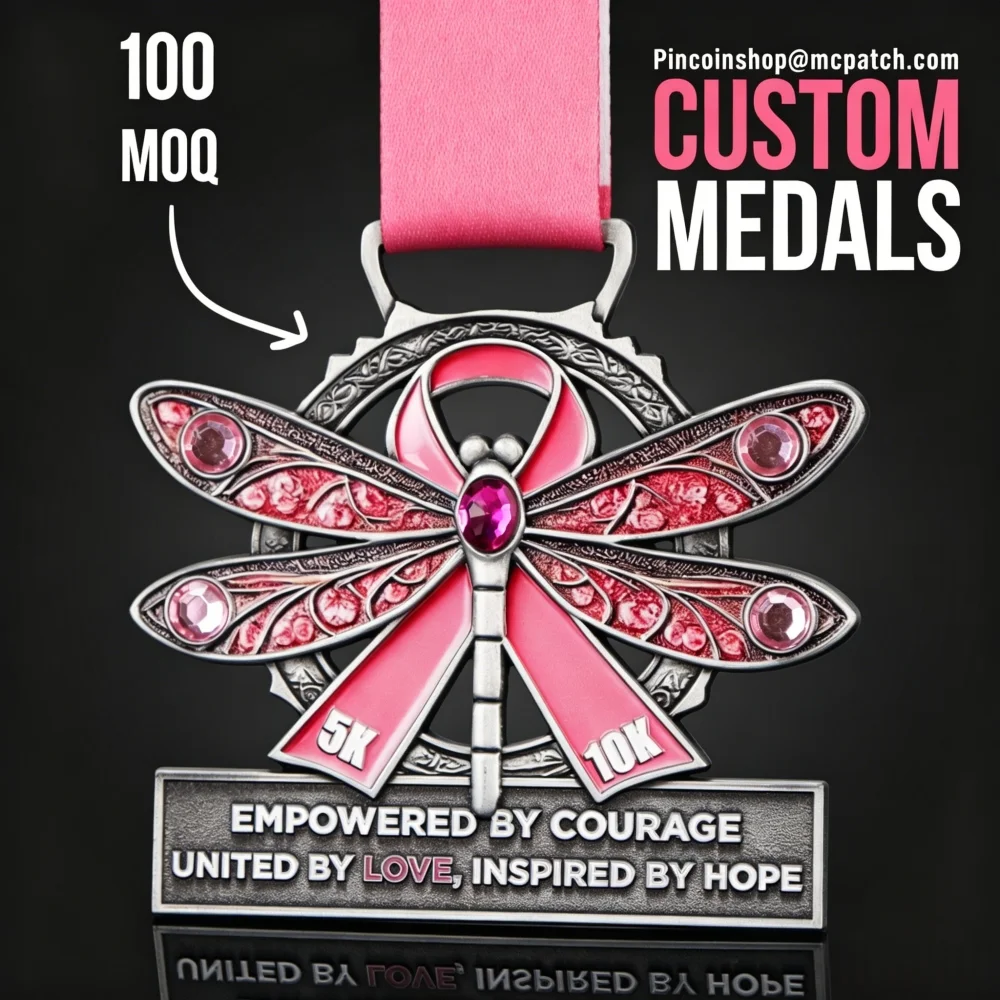 Custom Metal Medal Design Your Own Zinc Alloy 3D Colorful Award Marathon Running Custom Metal Sport Medal Award with Ribbon