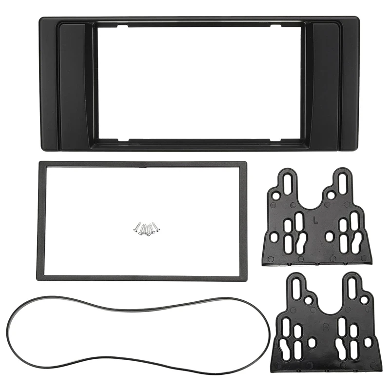 DIN Car Fascia Stereo Auto Radio Frame Mount For -BMW 5 Series E39 X5 E53 1995-2003 Trim Install Panel Kit Bezel Plate