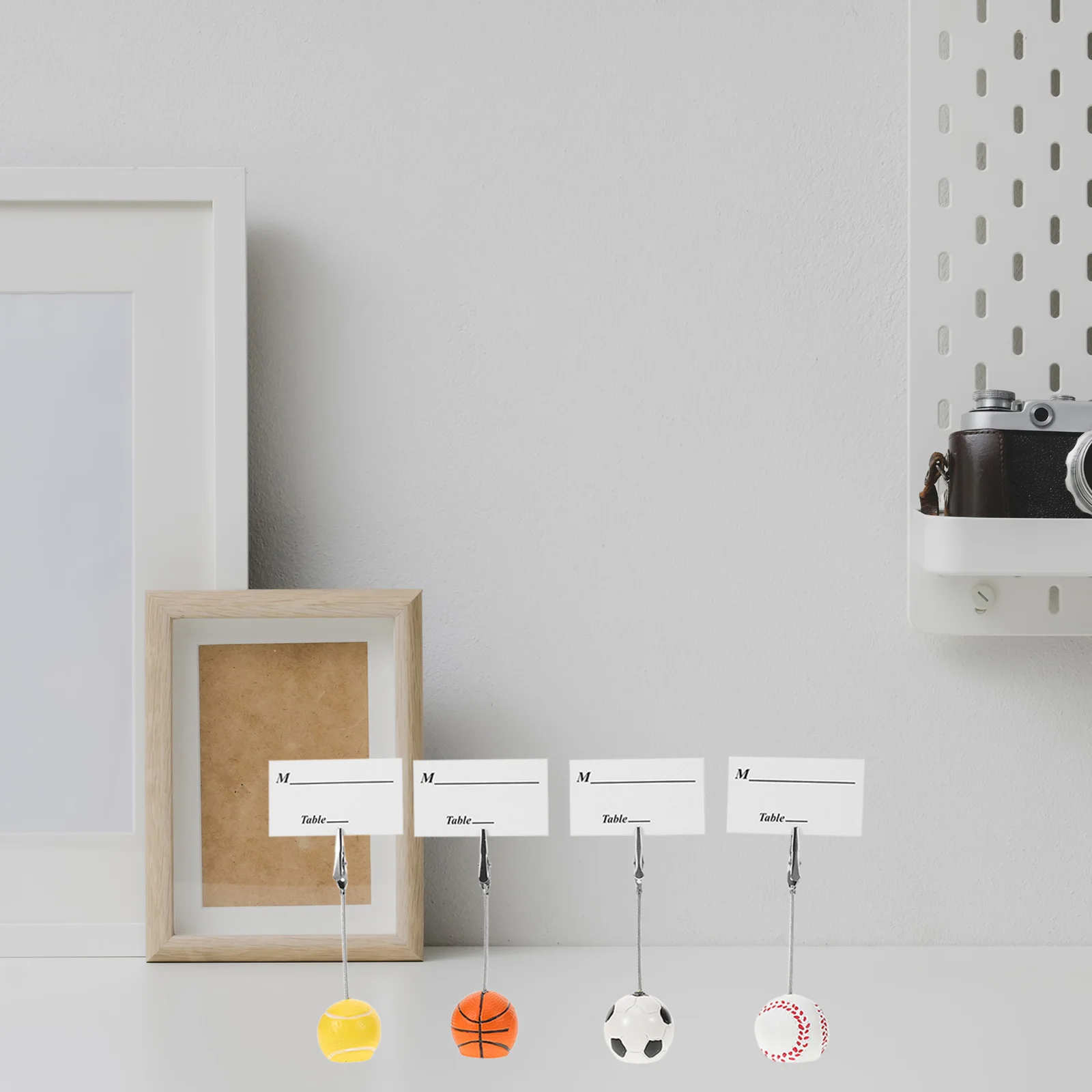 

4pcs Resin Card Pick Photo Display Clip Table Number Stand For Menu Picture Name Card Holder Wedding Table Sign Holder