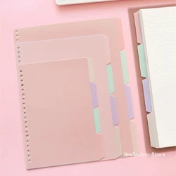 A5 B5 A4 Binder Index Dividers Index Page for Loose-leaf Notebook Scrapbook Stationery Bookmark School Office Supplies 1pc