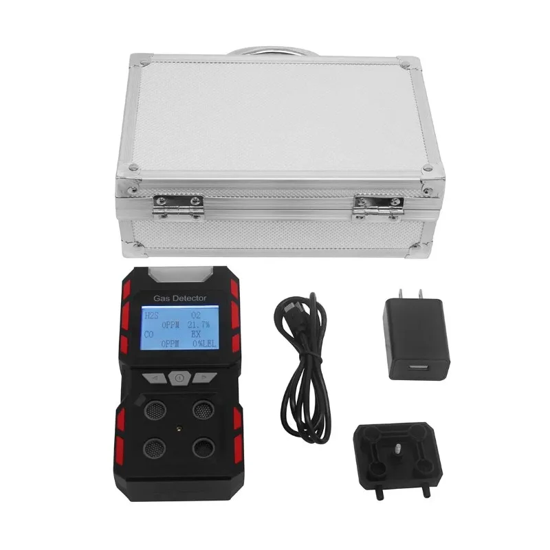 كاشف الغاز المحمول متعدد الوظائف 4 في 1 كشف التركيز عالي الدقة CL2 H2 NH3 PH3 محلل #6