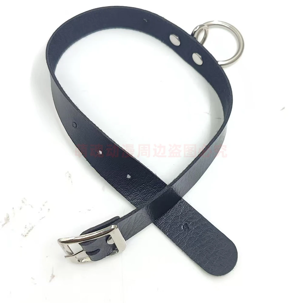 حزام الرقبة التنكري Reze للرجال بالمنشار مع حلقة معدنية #4