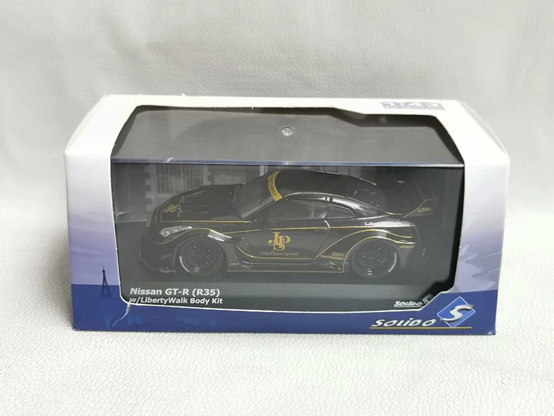 SOLDO 1:43 Scale NISSAN GT-R R35 Alloy Car Model Diecast Toy Collectible Ornament Souvenir Toys Cars