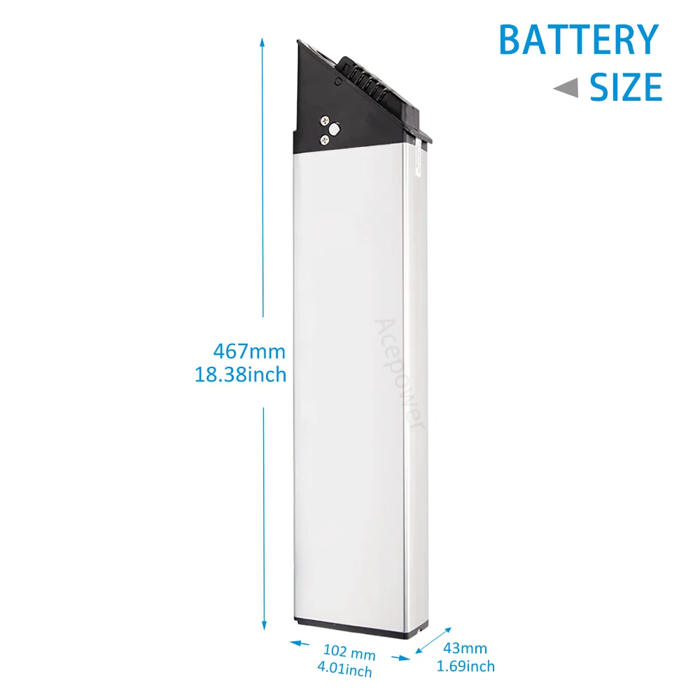 For Electric XP Step-thru 1.0 2.0 Ebike Battery 48V 10.4Ah 12.8Ah 14Ah For XP Step-thru 1.0 2.0 Folding Electric Bike Battery