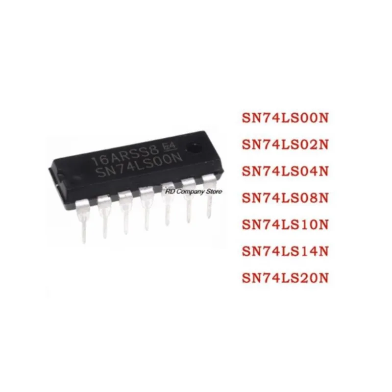 

10PCS SN74LS20N 74LS20 SN74LS21N 74LS21 DIP 74LS22 74LS25 74LS26 SN74LS27N 74LS27 74LS28 new and original IC