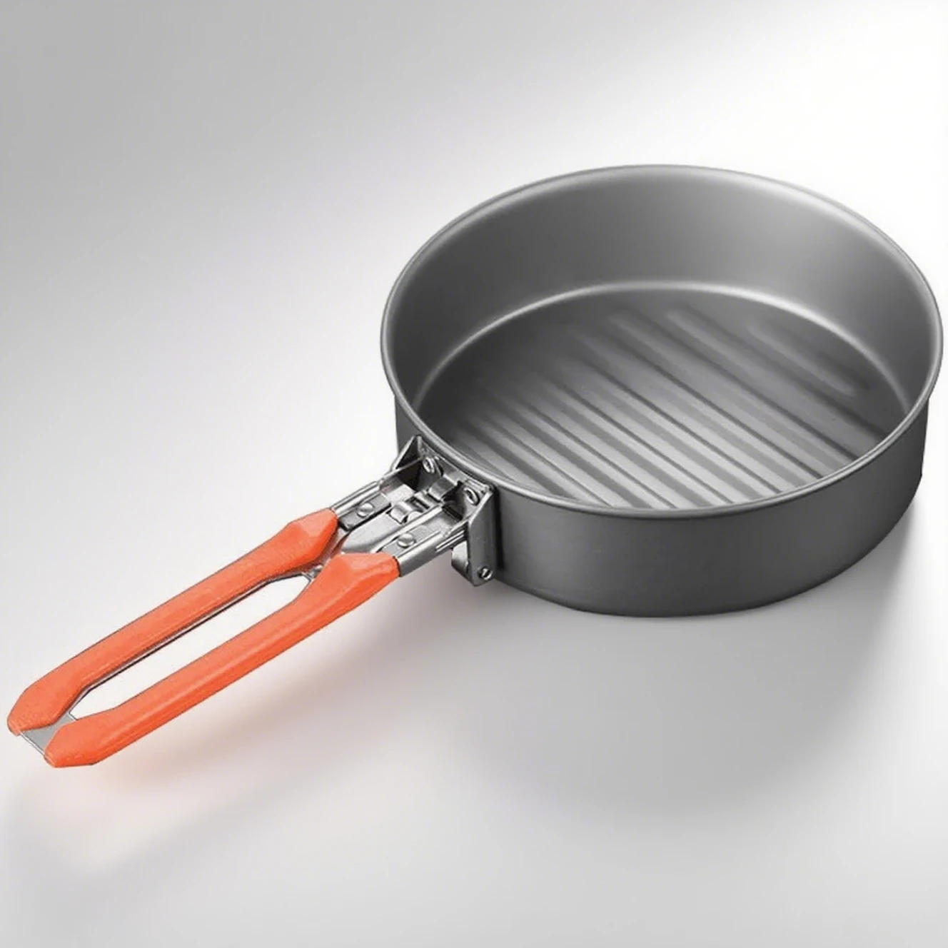 

0.9L Aluminum Alloy Frying Pan Lightweight Portable Camping Skillet Foldable Handle Outdoor Hiking Cooking Cookware Equipment