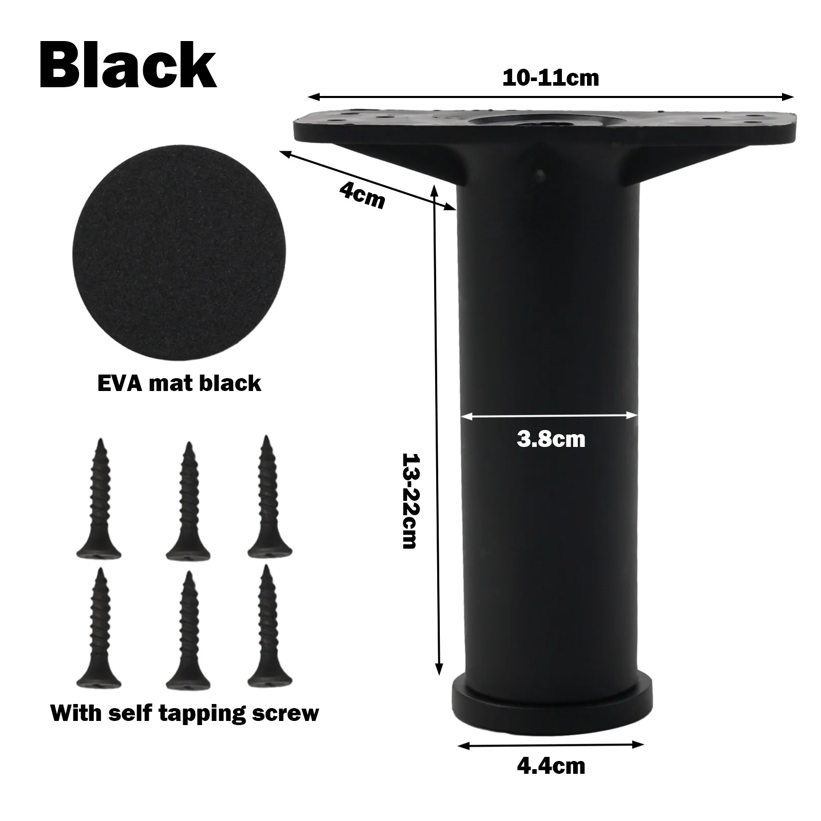 1pcs Bed Beam Support Foot Fixer Telescopic Adjustable Plastic Furniture Leg Sofa Leg Bed Bottom Load Bearing Bracket Tools