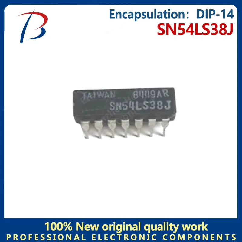 

1 шт. SN54LS38J посылка DIP-14 чип логического ворот