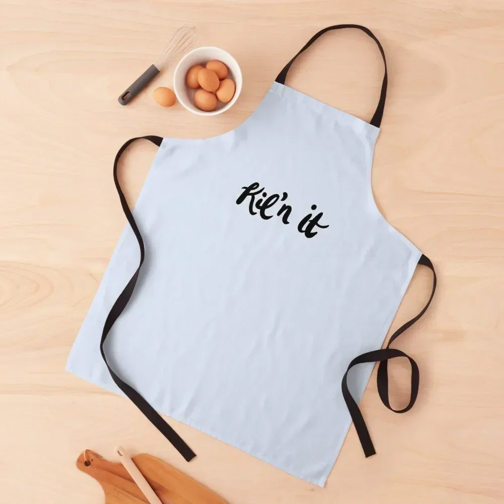 

Kiln It Pottery Pun Apron Women's Dresses kitchen clothes for men For Man Haircut Apron