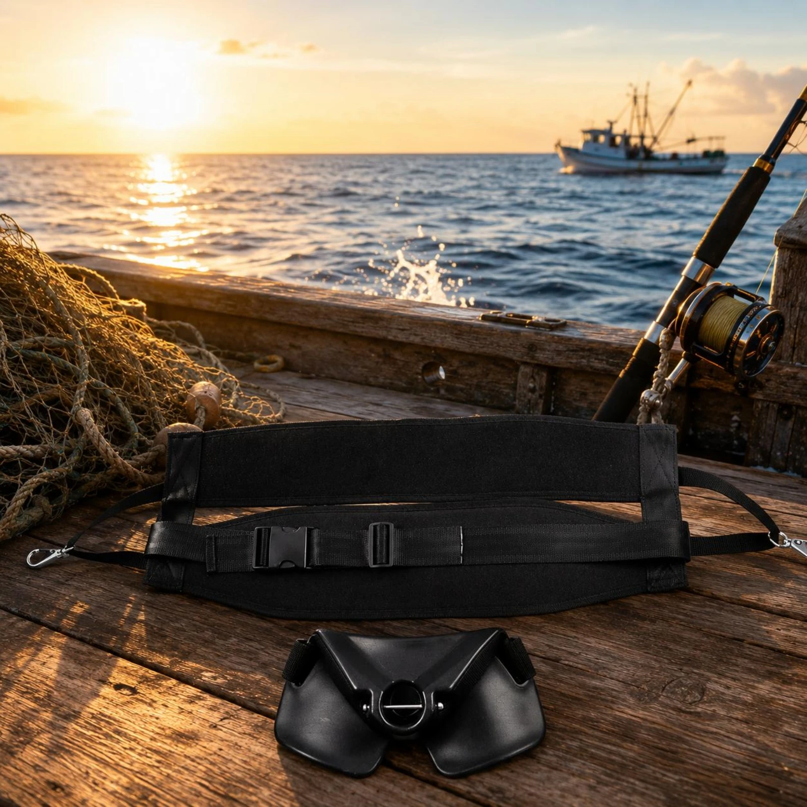 Gepolsterter Angelgürtel mit 8 – Fishing Belt Bewertung und Preis