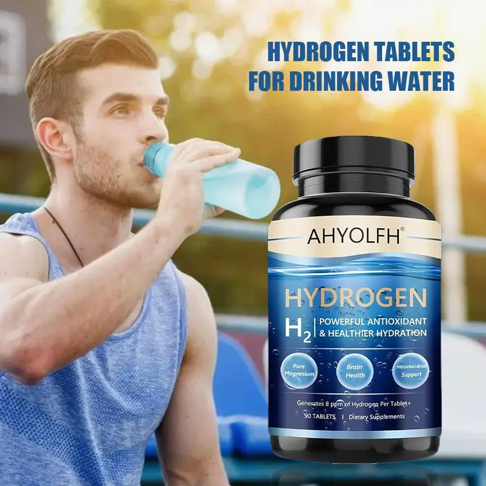أقراص مياه الهيدروجين أقراص معدنية غنية الهيدروجين قابلة للذوبان لمياه الشرب، معزز الهيدروجين القلوي المضاد للأكسدة #3