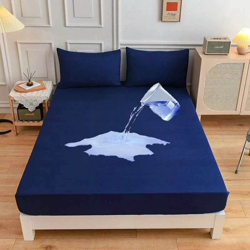 Kuup Safe waterdichte matrasbeschermer Zacht comfortabel ademend effen kleur voorzien van beddengoedovertrek Geen kussenslopen inbegrepen