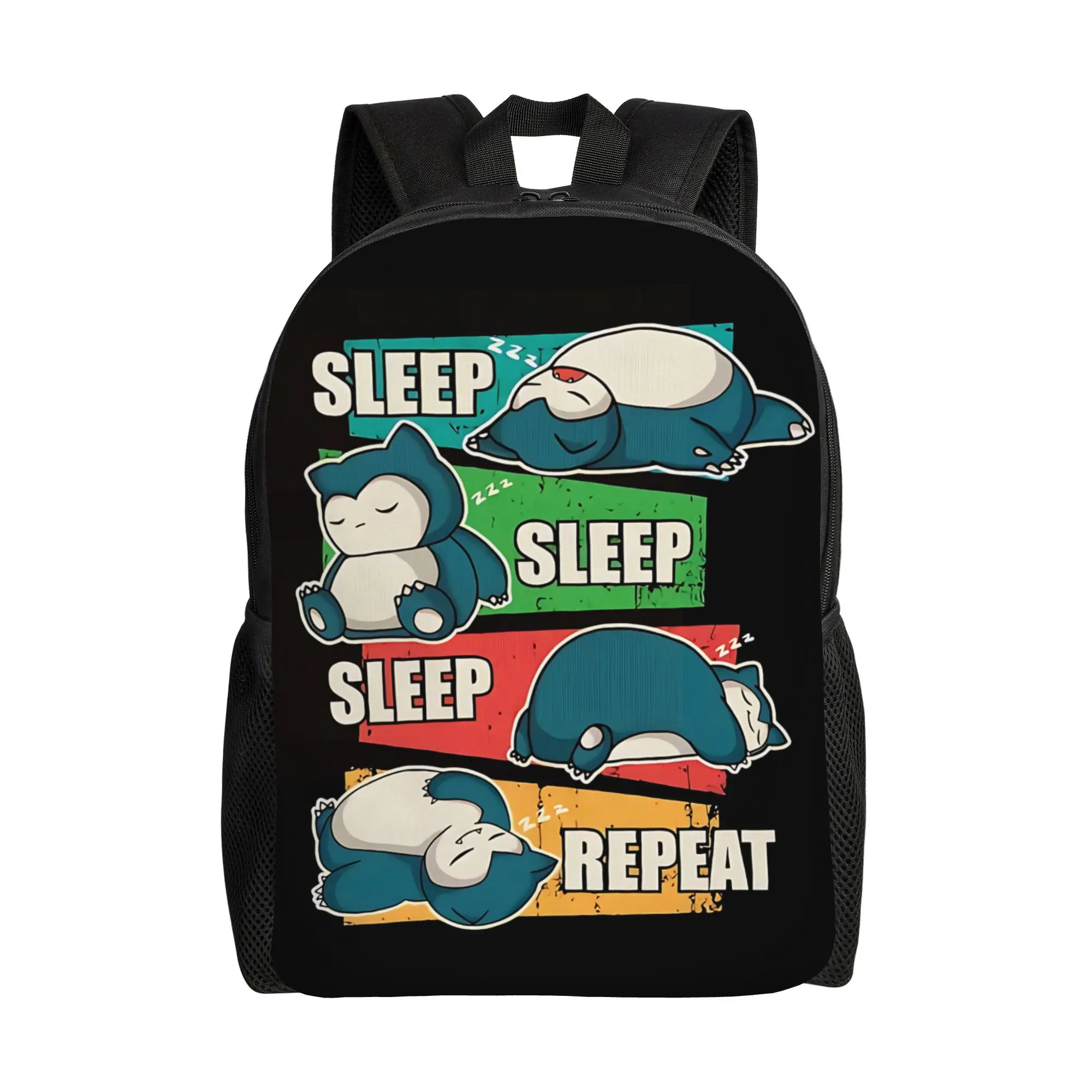 Fashion Backpacks Pokemon Backpack Daypack I Need Sleep mochila High School Sturdy Shoulder Rucksack
