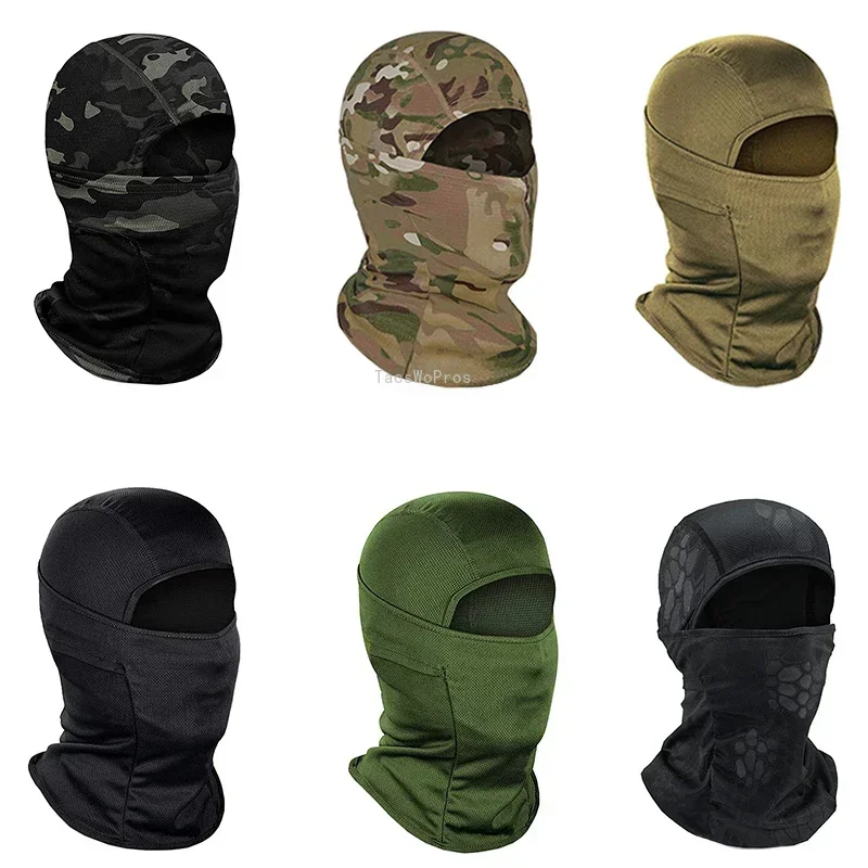 Camouflage Tactical Balaclava Full Face Scarf Mask Hiking Cycling Hunting Mask Cover Airsoft Shooting Cs Masks