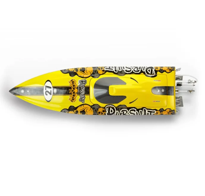 TFL Model Boat 1106L-F Electric Remote Control Glass Fiber Hull Integrated Shaft Mouse Tail Anti-Topple RC Boat Ship Toys Chaser