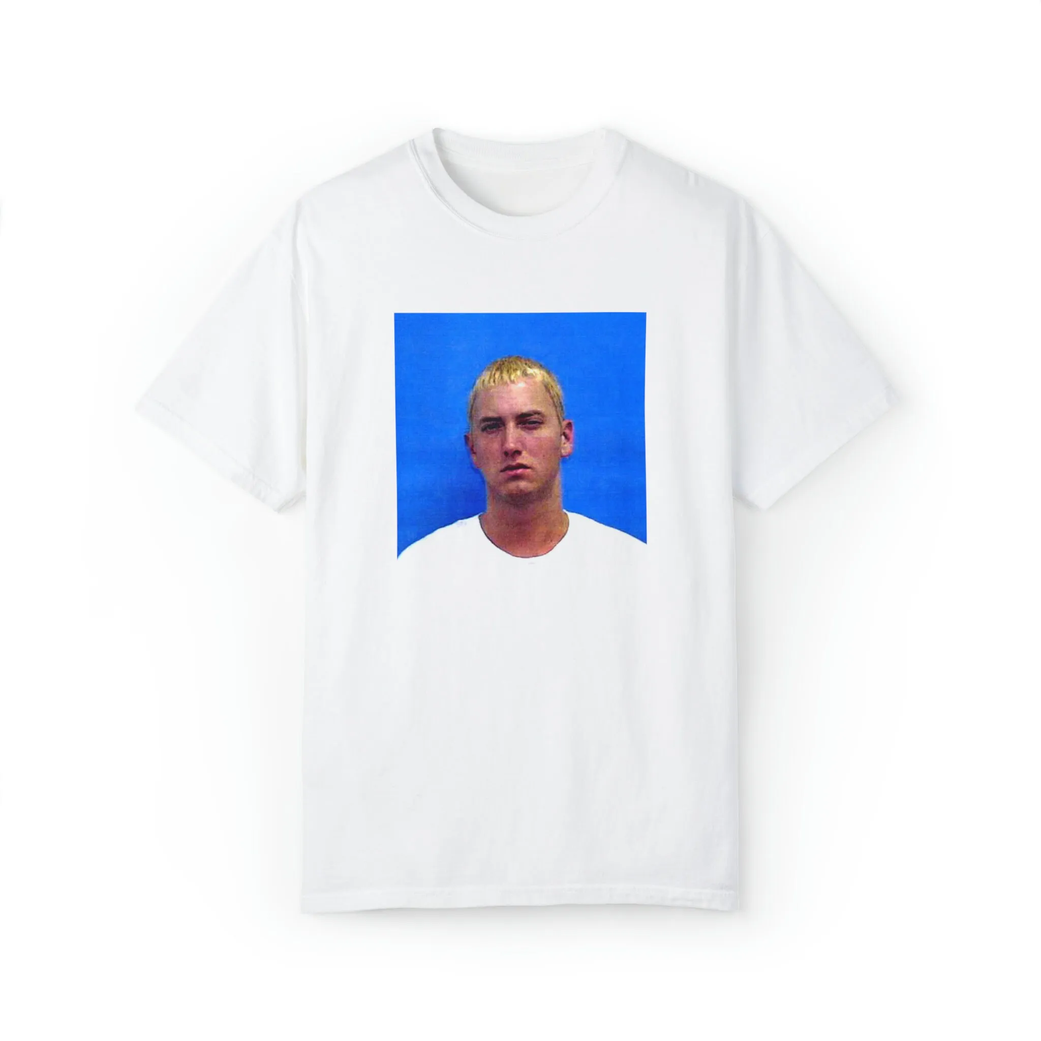 Eminem Mugshot Unisex Garment-dyed T-shirt