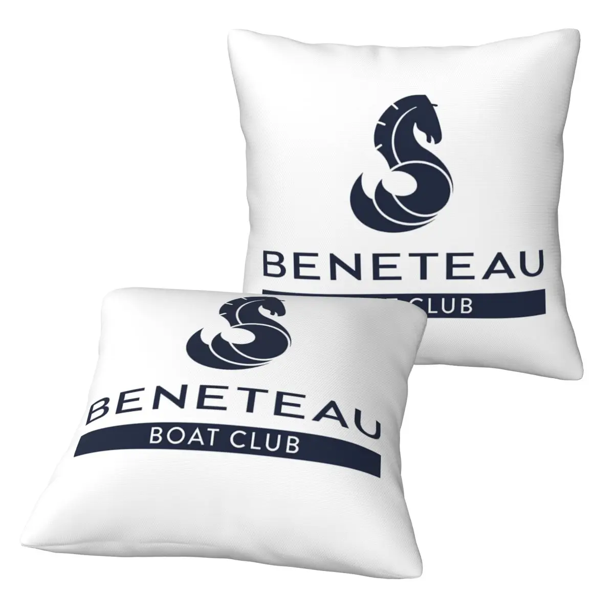 Beneteau Boats 2 pcs Square Pillowcase Pillow Cover Cushion Decor Comfort Throw Pillow for Home Car