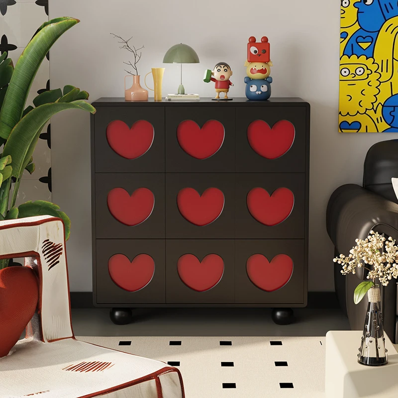 Cute Style Living Room Cabinets Aesthetic Bedroom Chest Of Drawers Simple Cassettiera Camera Da Letto Living Room Furniture