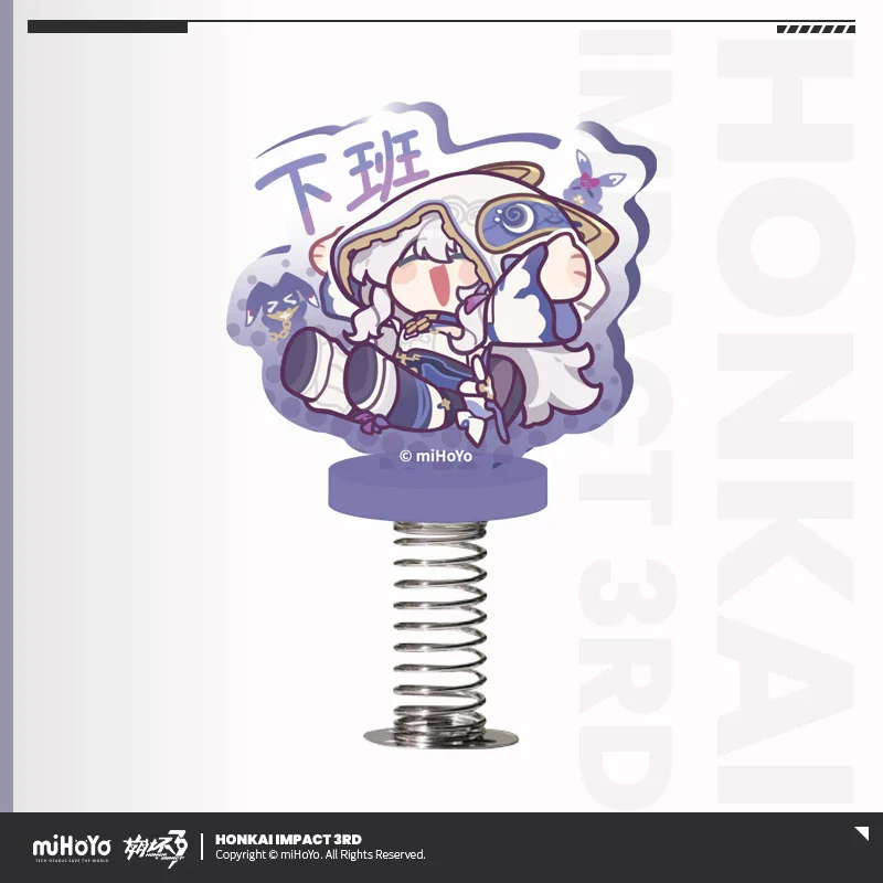 Official Honkai Impact 3 Gaming Merchandise Cosplay Kiana Raiden Mei Acrylic Spring Shaker Acrylic Standee Birthday Gift 3