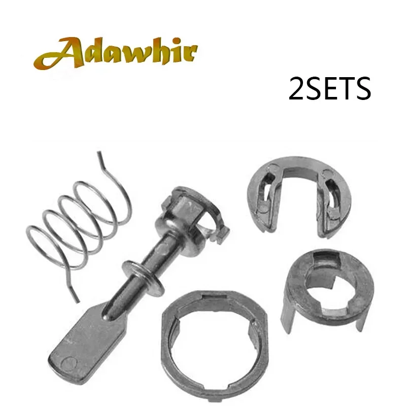 2เซ็ต6K 3837223 ด้านหน้าซ้ายขวาประตูล็อคบาร์เรลชุดซ่อม 5PCS สําหรับที่นั่ง CORDOBA IBIZA 6K1 CORDOBA 6K2 6K5 6K1