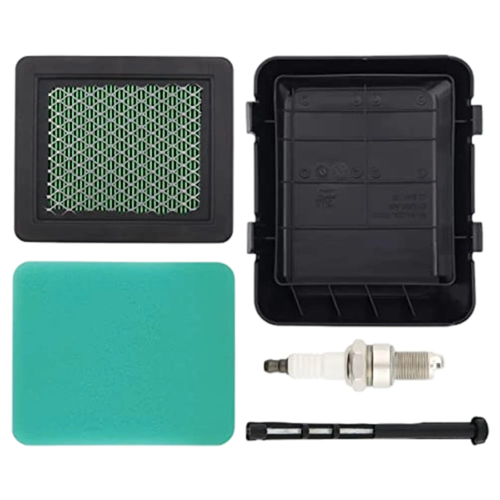 Replacement Air Filter Cover and Filter Kit for Honda GC135 GC160 GCV190 Engines Including Fuel Filter and Spark Cap