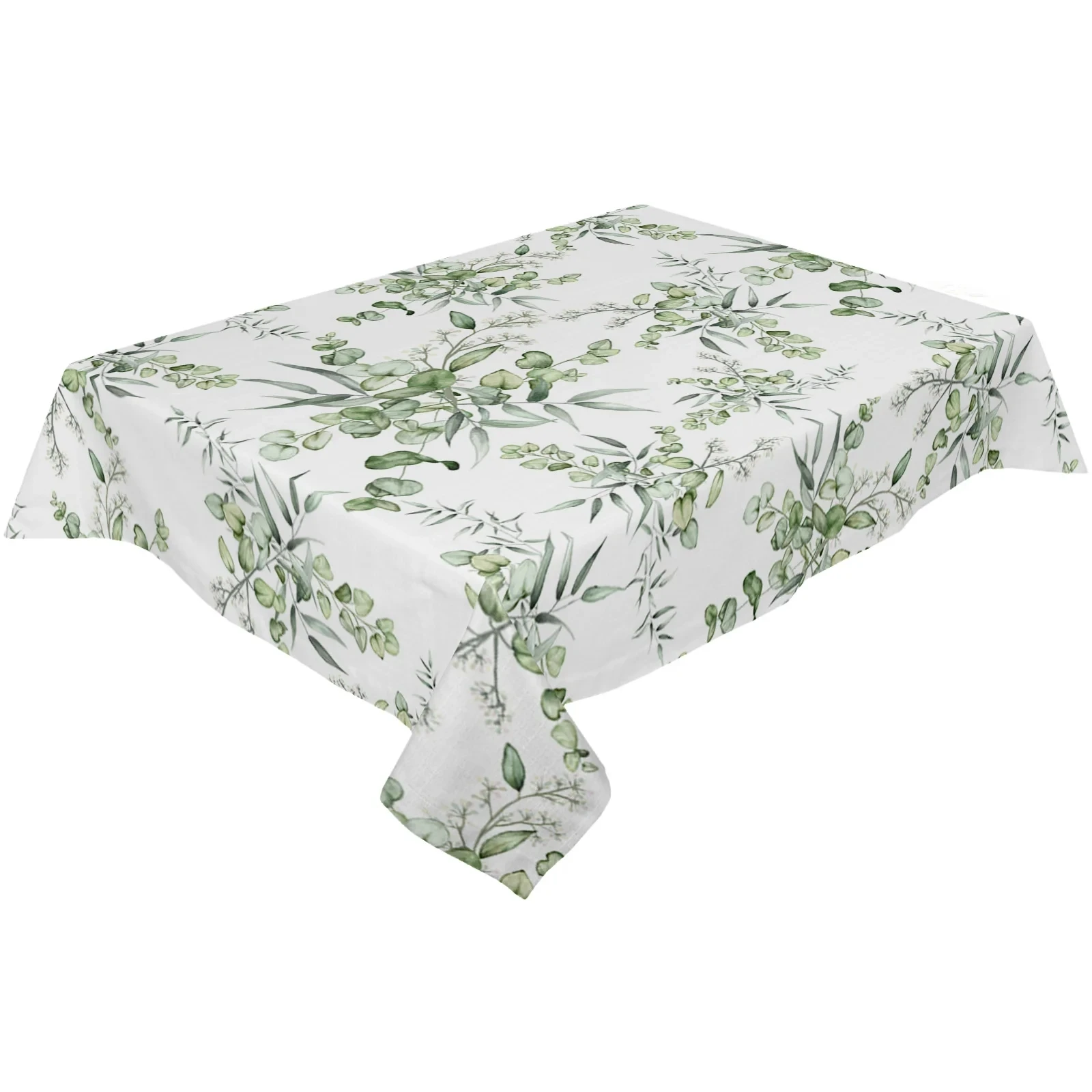 

Thickened large tablecloth, leaf printed waterproof rectangular tablecloth, dining table coffee table cover, outdoor picnic clot