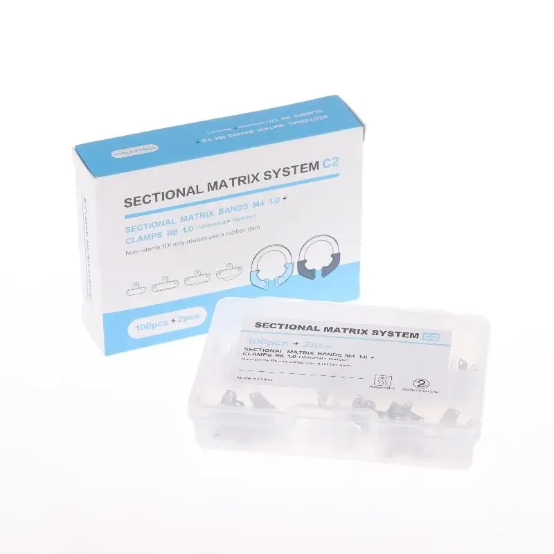 

Dental Matrix Bands NITI Metal Matrices Clamp Ring Sectional Contoured Matrix System Nickel Titanium Clamping Ring Dentist Tools