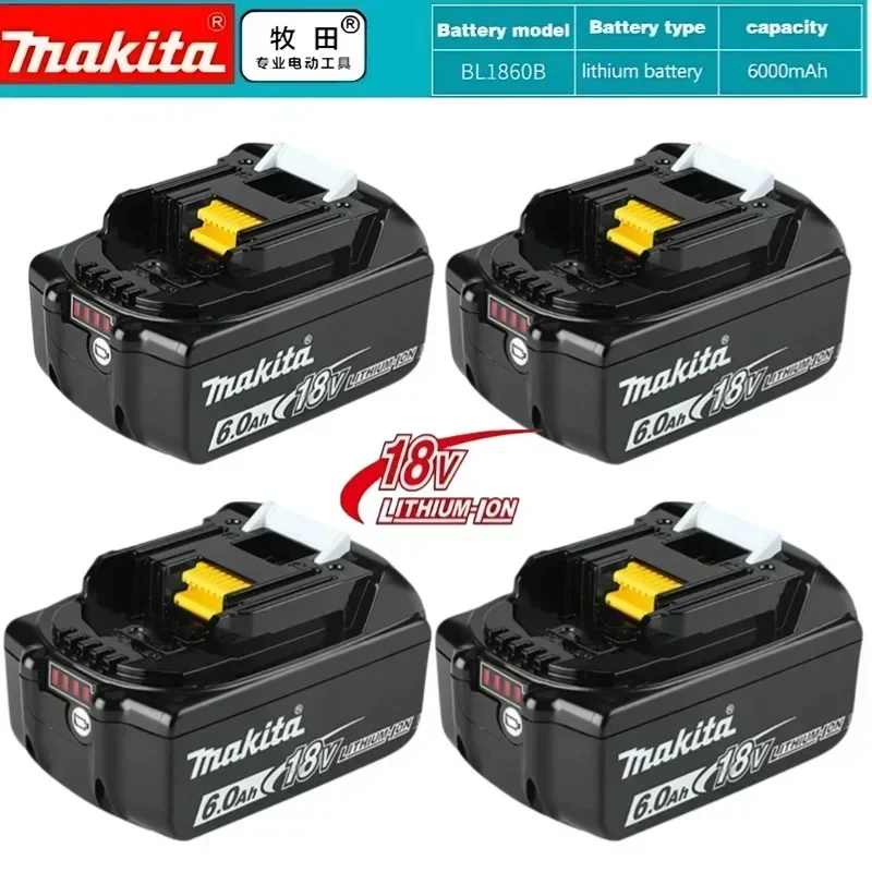 Original Makita  5.0/6.0 18V Rechargeable Li-ion Battery DC18RF BL1840 BL1830 BL1430BL1440 DC18RC Charging Tools battery