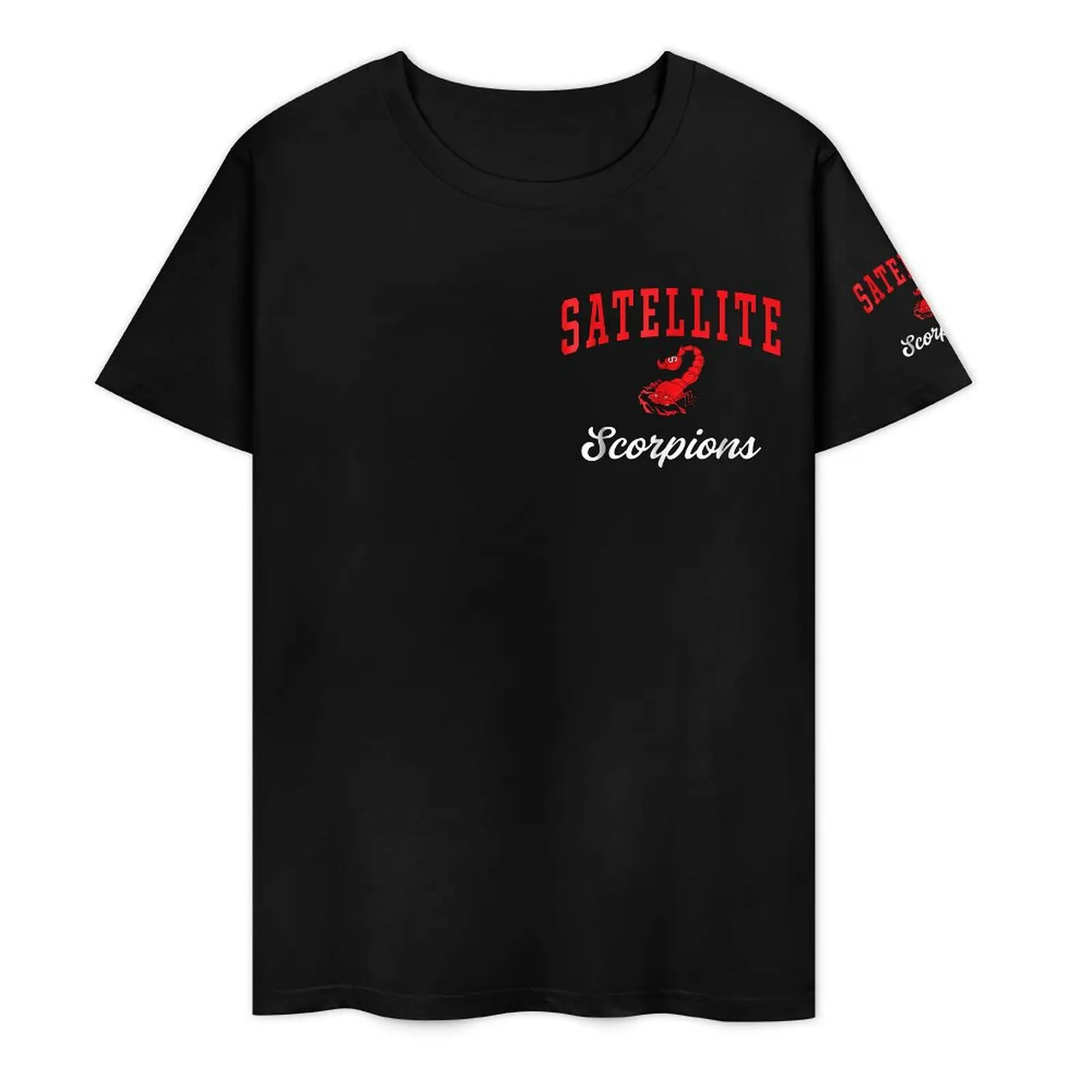 Satellite High School Scorpions Essential For T-shirt Crewneck Sports  Humor Graphic Tees Casual Graphic Fitness USA Size