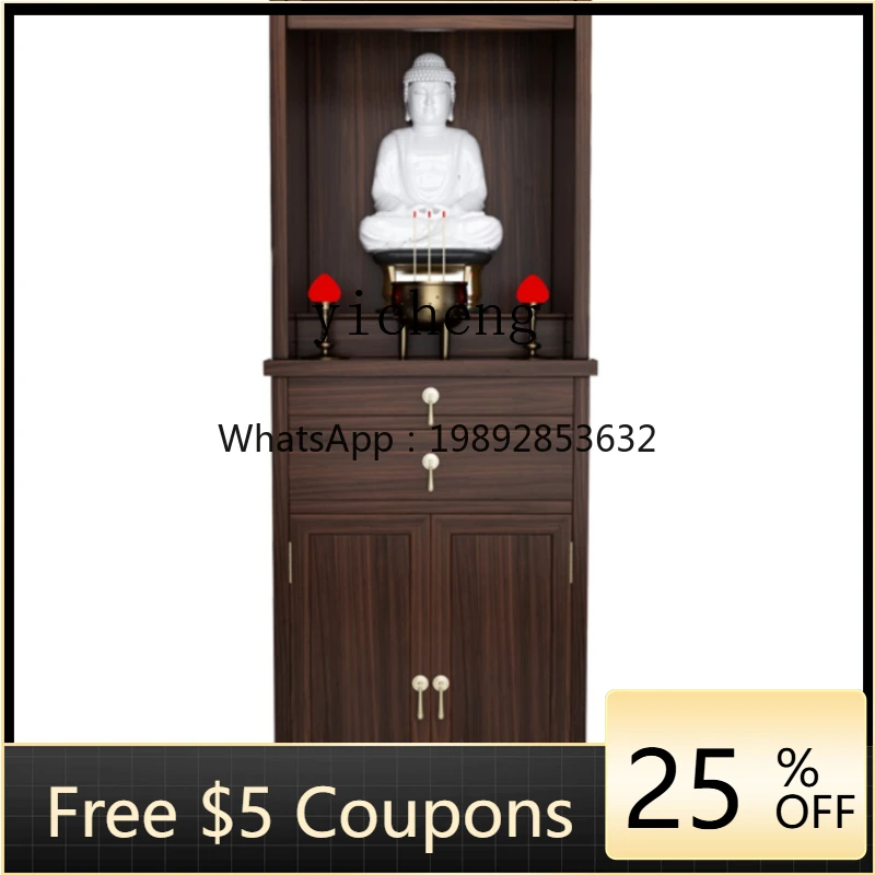 

XL Solid Wood Buddha Niche Buddha Shrine Clothes Closet Light Luxury Ugyen Wood Worship Table Buddha Cabinet Customization