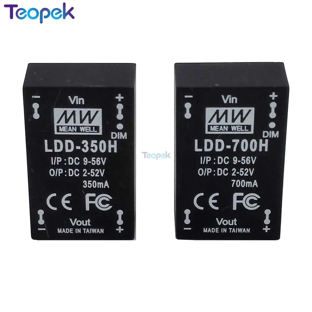 MEANWELL LDD350H LDD600H LDD1000H MEAN WELL Original DC-DC Constant Current Step-Down LED Driver