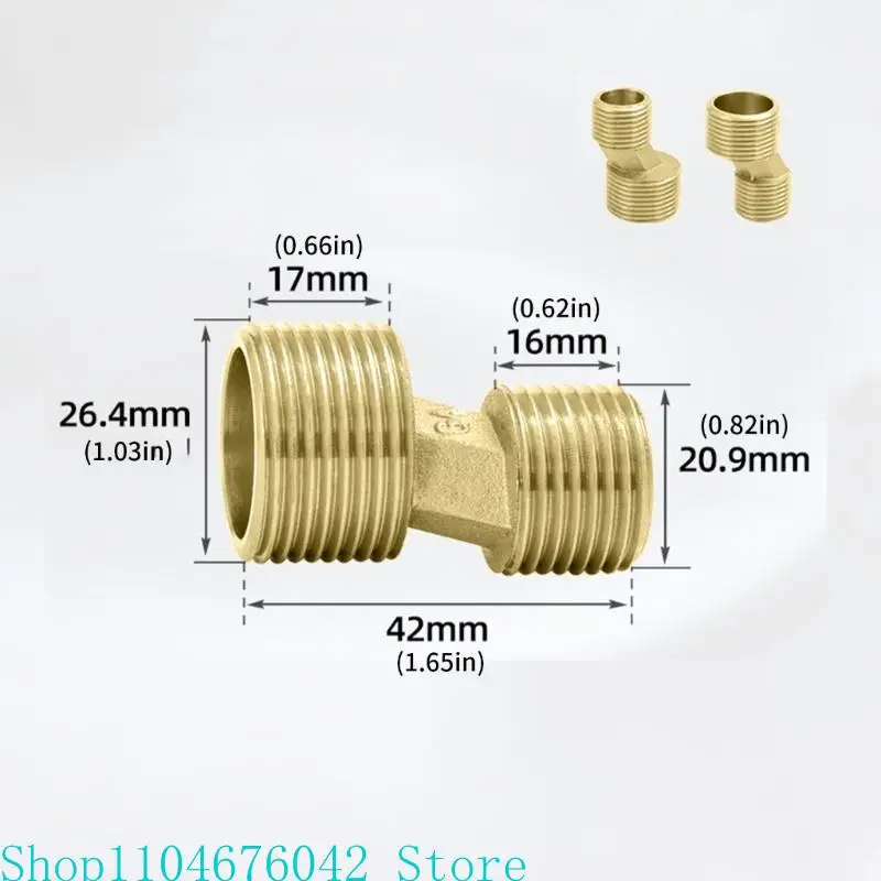 

5ASD Brass Bush Arm Connecter Metal Diverter для душа для лучшего давления воды