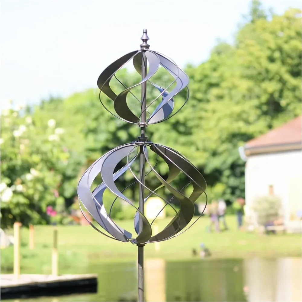 Wind Spinner Statues for Yard and Garden - Large Metal Windspinners for Outdoor Decorations,Sculptures