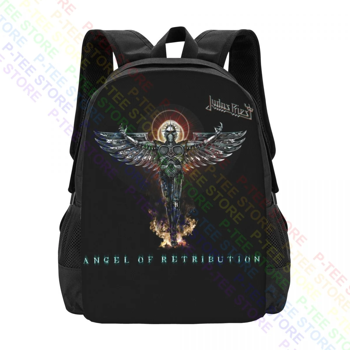 Judas Priest Angel Of Retribution Rock BandBackpack Large Capacity Vintage Shopping Bag