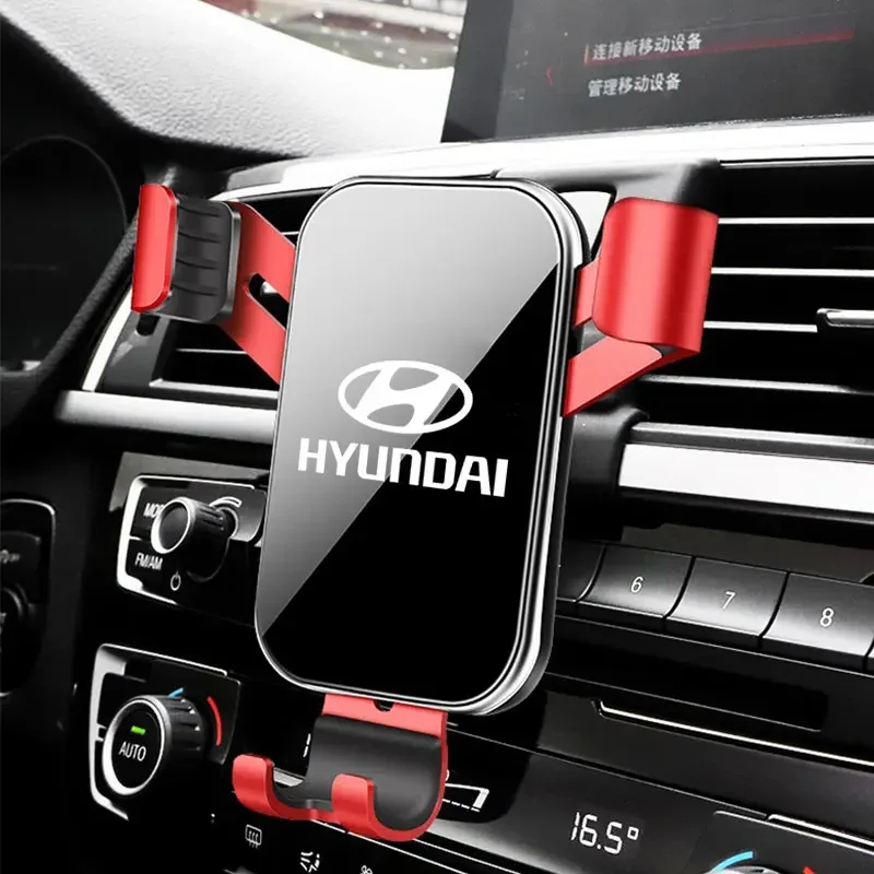 

Gravity Car Phone Holder Air Vent Clip For hyundai Accent Azera Elantra ioniq Palisade Tucson Tuscani Veloster Auto Accessories