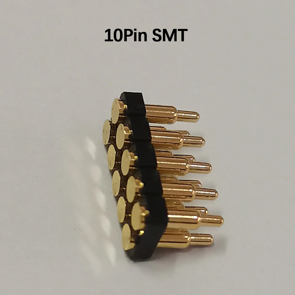 1 Stück DC-Stecker Pogo-Pin-Verbinder SMT DIP 2,54 mm Rastermaß 2345681012141620-Pin Doppelreihiger Federkontakt PCB Batterieladung – Detail 11