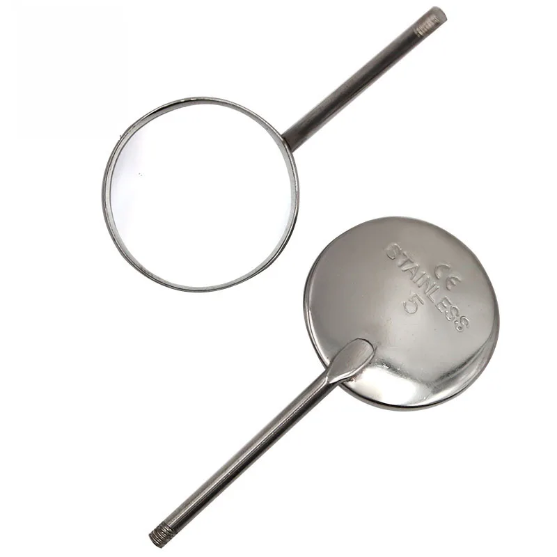 

10pcs Dental Mouth Mirror Stainless Steel Reflector Mirror 4#/5# Dentist Instruments Dentist Equipment