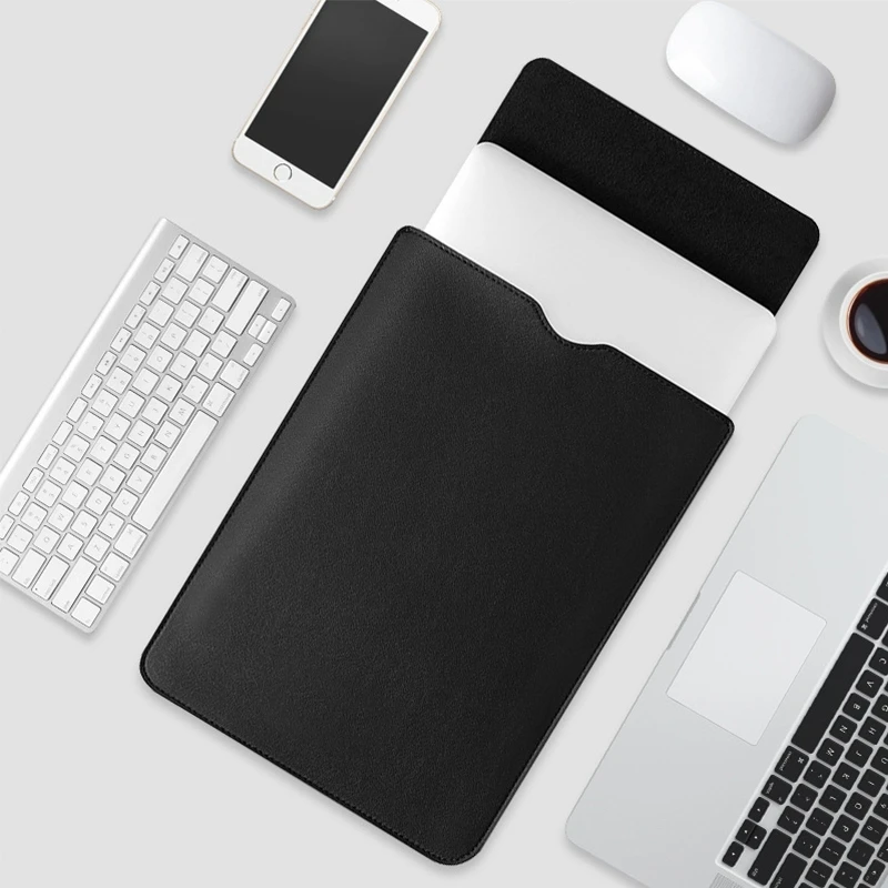 15.6 Inch Laptop Case Waterproof with Separate Tablet Pocket Compatible for MacBook Durable Shockproof Cover for Travel Business
