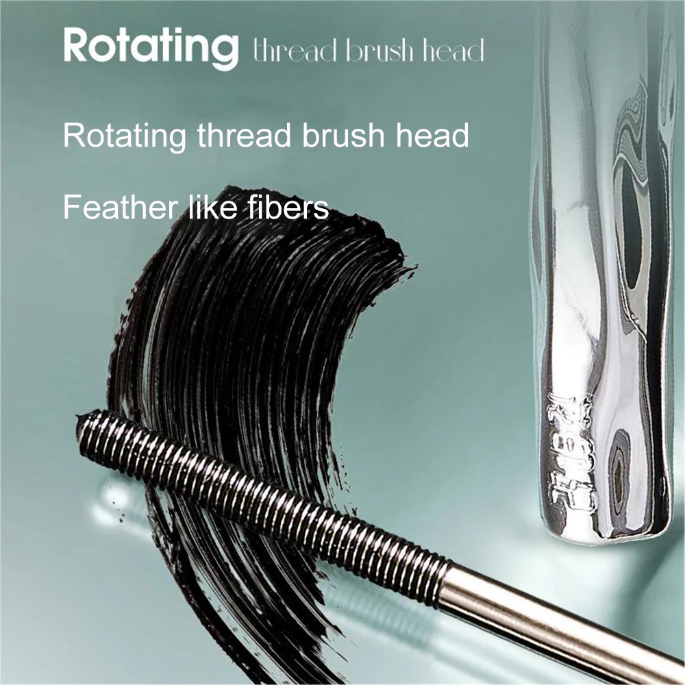 Silver Tube Tube Eyelash Primer Waterproof Long-lasting Non-smudged Mascara Lengthening & Volumizing Curl Fiber Eyes Lash Makeup