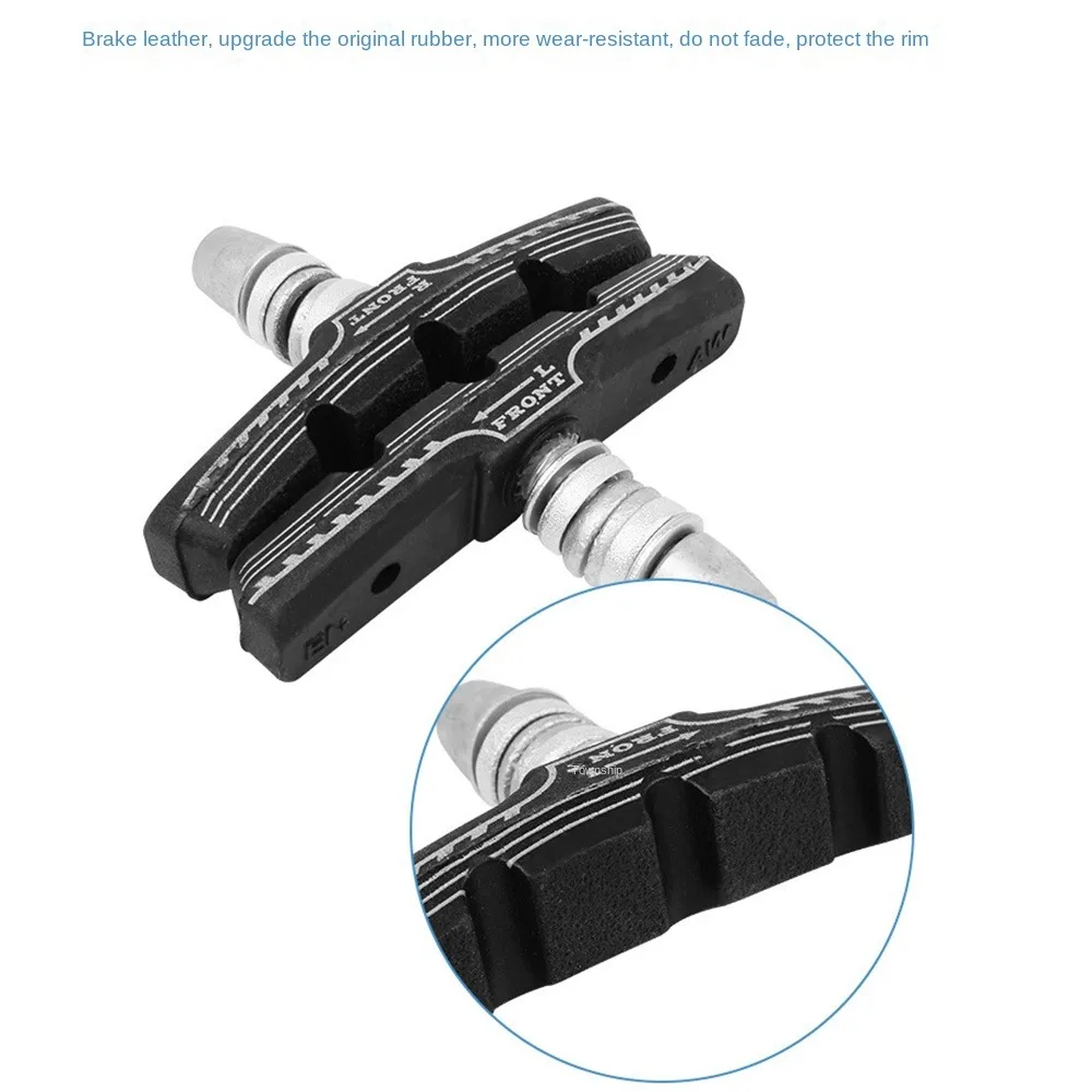 2/4/8pcs Mountain Bike Bicycle V Braking Pads Durable Stainless Steel Brake System Universal Cycling Accessories Bicycle