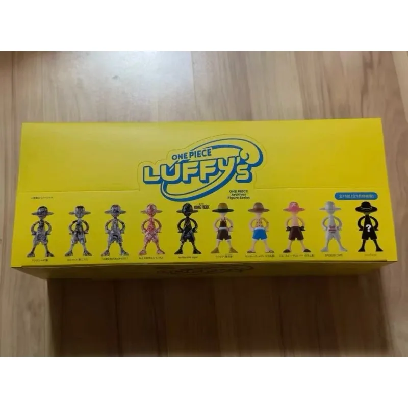 Em Estoque Original BANDAI One Piece Arquivo de Aventuras de LUFFY Vol.1 Vol.2 Figura de Anime Colecionável para Fãs de Mangá