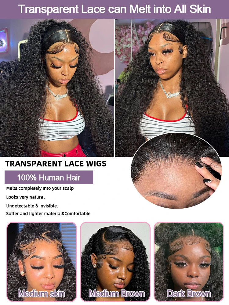 40 بوصة موجة عميقة شعر مستعار أمامي شعر الإنسان 100 أسود مجعد أمامي الدانتيل موجة المياه 13X6 Hd الدانتيل الجبهة كامل 360 شعر مستعار دانتيل شعر مستعار أنثى