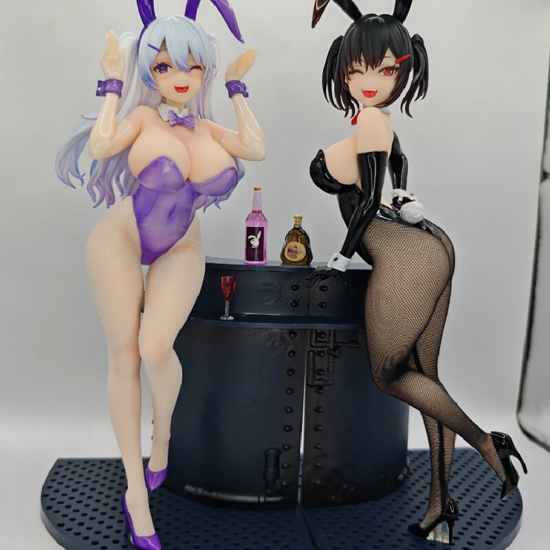 

Bearpanda Bunny Girl Asanagi Rin Xiya, температура краски, 3d кристаллический глаз, креативная сцена 1/6, модель, подарок на день рождения, настольные украшения