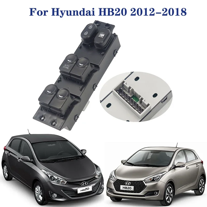 

For Hyundai HB20 HB20S 2012 -2018 Front Left Driver Power Window Control Switch Button OE 93570-1S005 93570-1S0054X 935701S005