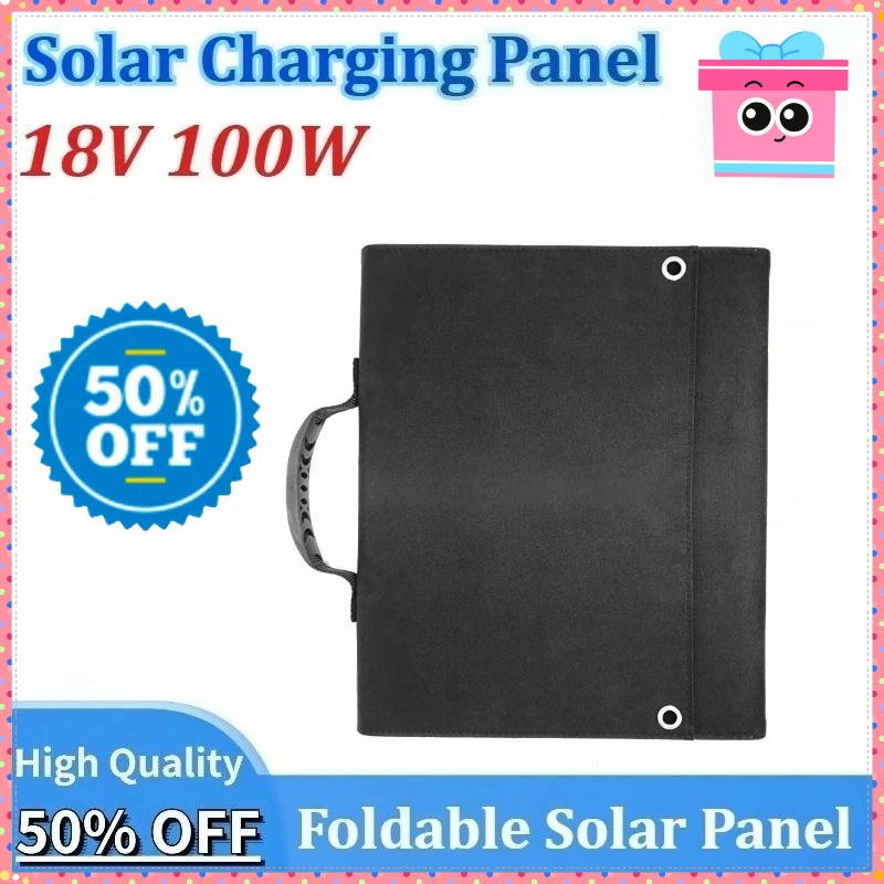 

New 18V 100W Flexible Solar Panel Photovoltaic Solar Panels Battery Charger for Outdoor Camping Car Boat Home Camper Balcony